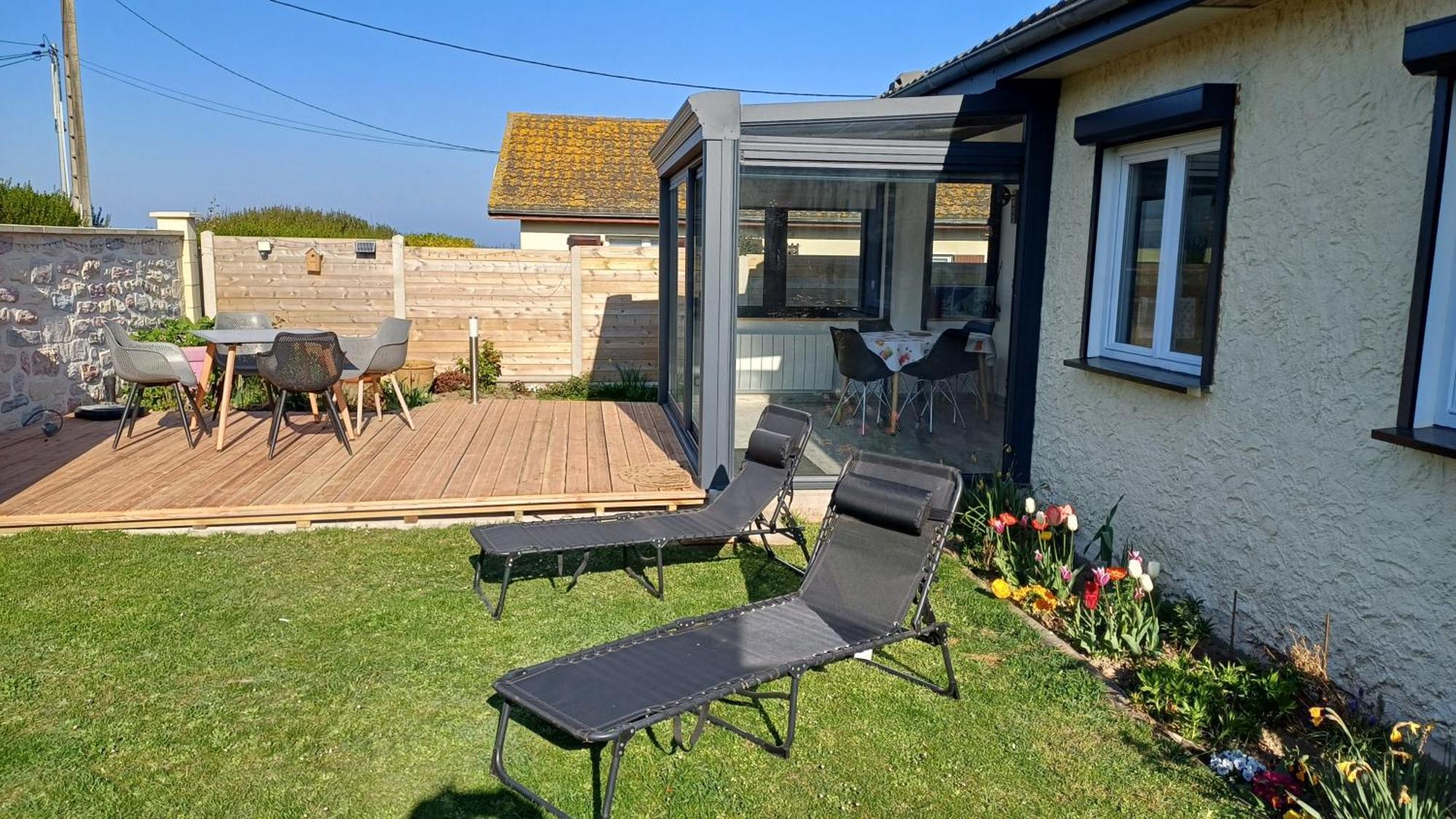 La Maison Entre Deux Plages,Vue Sur Mer Classee 4 Etoiles Criel-sur-Mer Esterno foto